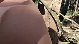 Minha Enteada Provoca Com Wet Pussy No Mato