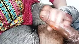 muslim mistress engages in dirty relations with servant, dirty talk and handjob massage in hindi