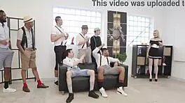 Rebel Rhyder Takes On Beer Festival 7on1 With Intense ATM Balls Deep DAP Deepthroat And Massive Gapes