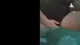 I enjoy hot tub fun with horny white teen