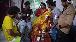 brazilian bhabhi rides father-in-law in hardcore gangbang