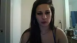 intriguing close-up view of my intimate solo session on webcam