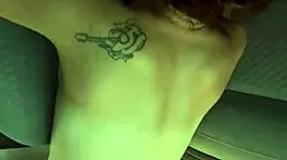 pretty young hooker talks to bf while getting fucked naked in public 😏