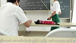 Teacher punishes student with spanking and sex