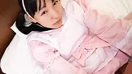 brunette asian teen ichika matui with small tits and shaved pussy