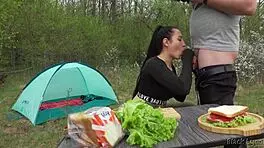 Hungry Stranger Trades Dick for Sandwich Meal