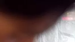 hot ebony babe gets face fucked and takes brother-in-law's cock!