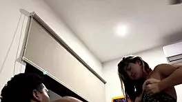 the naughty latina stepsister always invents reasons to get close with her partner