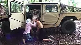 Petite Teen 18+ In Army Uniform Gets Gangbang And Anal With Arab Dakota