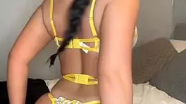 british exchange student engages in solo activities on webcam