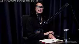 Carla Santos and Bia Hot in podcast with toys, handjob, and humiliation.