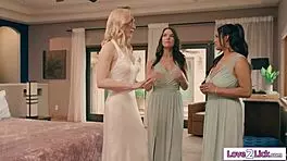 We Are All Licking The Brides Pussy To Become Maid Of Honor!