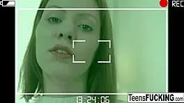 Busty teen Lana See gets her big tits showered with cum