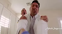 Doctor Pierce Paris Toys Asian Patient's Tight Pussy With Gia Dibella In Hospital Threesome