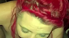 Real Redhead Hooker Gets Fucked Bareback And Lets Customer Cum In Her Pussy