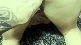 Teen gets anal creampie in public outdoor setting