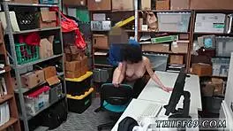 teen uses big anal toy while step mom teaches the suspect