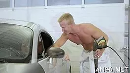 Hotty charming stud with nasty lovestick riding