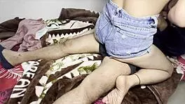 FIRST TIME SEX with girlfriend's BEST FRIEND in missionary and riding