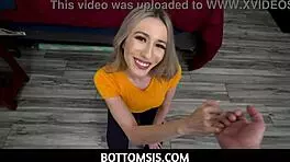 bottomsis - stepsiblings sophia sweet and nicky rebel going all the way fucking so wild and hard.