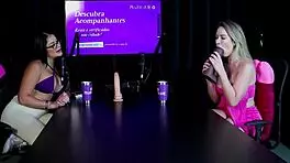 loira safada demonstra o seu boquete mostra os peitos depois de dizer que descobriu uma posi��o pra fazer sexo anal - milena moreau sheer red