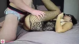 oh man, spanking that 18 year old teen 18+ in leggings and giving her a creampie domination 😈