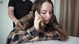 fucking my stepsister while shes on the phone