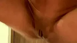 Girl Having Fun In The Bathroom