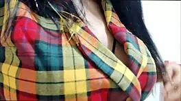 Sex-addicted Canadian neighbor dominates me in bed, making me cum inside her