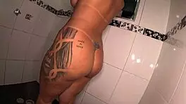 Party in the shower with big-ass Latinas