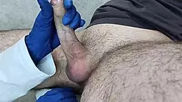 Nurse Helps To Submit Sperm For Analysis