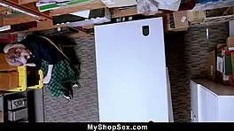 stealing teen complies with officer for freedom - myshopsex