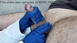 Nurse Helps To Submit Sperm For Analysis