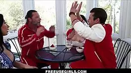 freeuse latina teen stepdaughter... stepbrother and stepdad action! 🔥