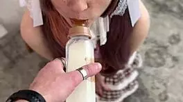 delicious reward for nerdy college babe in cosplay