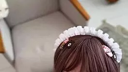 delicious reward for nerdy college babe in cosplay