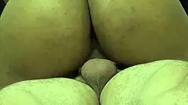 Latina Rides Daddy's Cock for Creampie