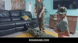 Roughuse - free use military camp with milf wife.