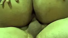 Latina Rides Daddy's Cock for Creampie