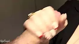 suck cock in club toilet and fuck as reward 😈