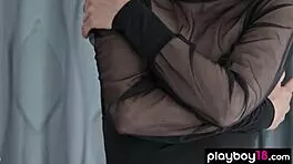 Ukrainian MILF Sofi Ka Undresses Fancy Dress