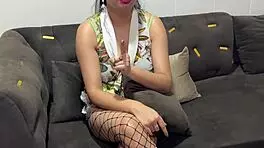 STEP DAUGHTER SEDUCES STEP DAD WITH DIRTY TALK.