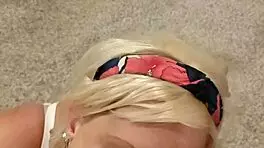 cheri bangz gives blowjob to step dad in cum-covered sucking