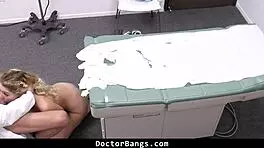 Doctor Performs Intimate Study On Teen Patient With Blowjob And Monster Cock In Missionary Position