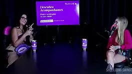 Intense Domination of Tattooed Latina Virgin in Public Swing with Toys