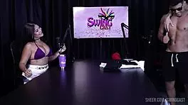 teteu santos swings with tifany rocha, bruna surfistinha, and fabricio nunes part 1 😍