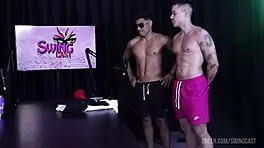 teteu santos swings with tifany rocha, bruna surfistinha, and fabricio nunes part 1 😍