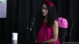 Compilation Of Spaghetti Swing Cast With Tiffany Rocha In Sheer Red