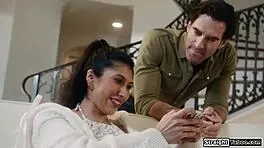 Latin Teen Facesits and Fucks New Stepdad Deepthroat