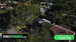 Hot Slutty Babes Share Stepfather's Big Cock